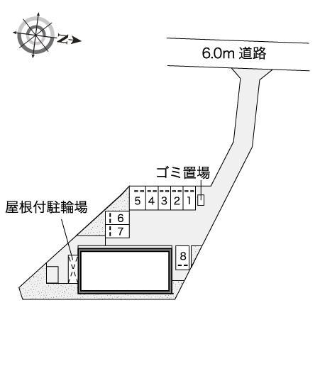 ルピナス高柳東町２(48159)の駐車配置図