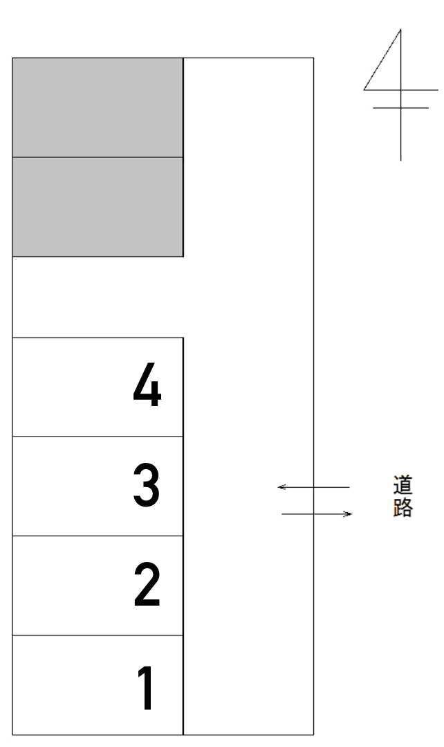 FKコスモガレージ御嵩の駐車配置図