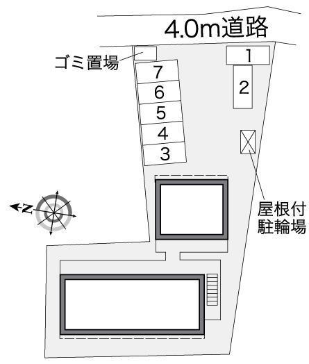 ヴァンフォレスタ(39271)の駐車配置図