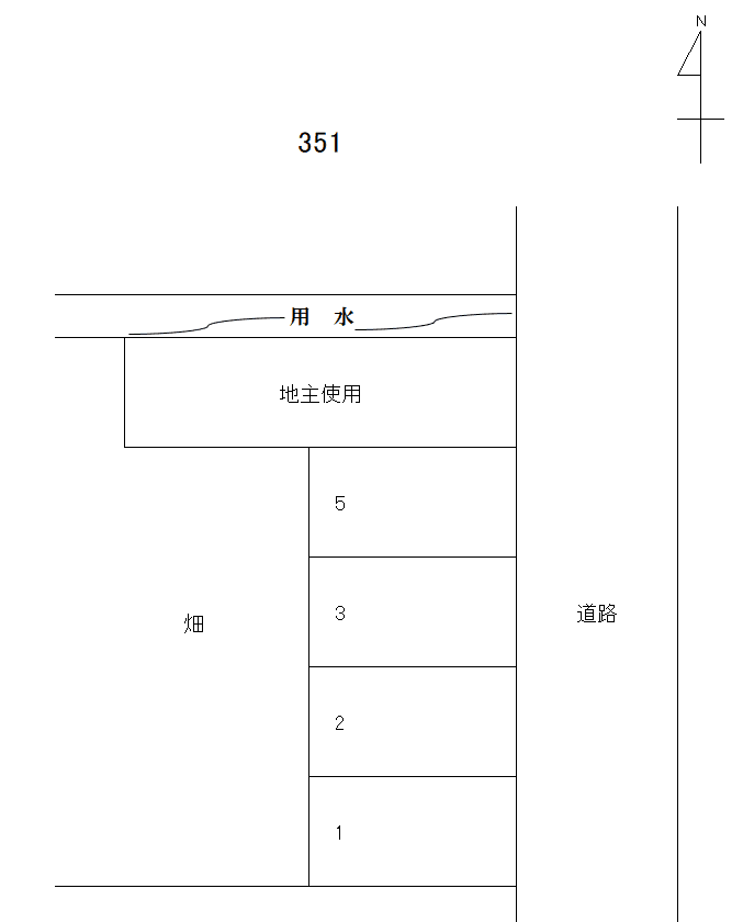 岩倉－351の駐車配置図