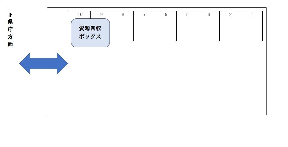 上町144駐車場の駐車配置図