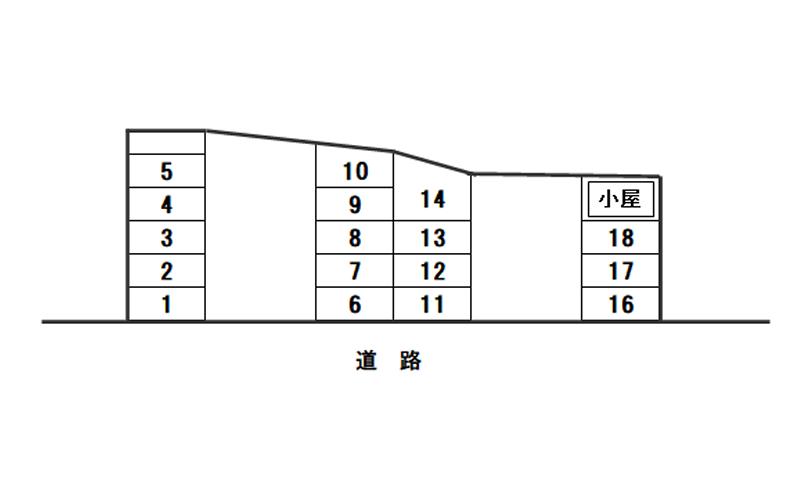 ＭＡＹ２０００Ｐの駐車配置図