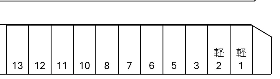 第１笠原駐車場の駐車配置図