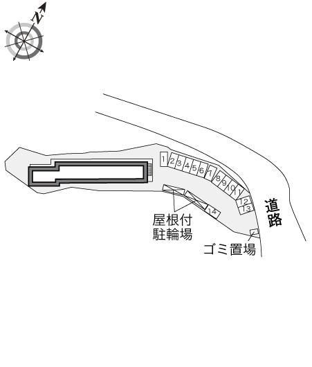 オクソノアピテ(34440)の駐車配置図