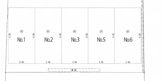 羽衣第１駐車場の駐車配置図