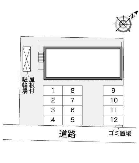 キッソウ(26886)の駐車配置図