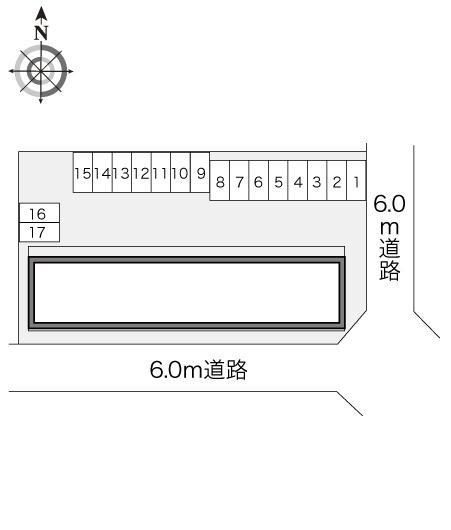 フェリーチェ並木(22203)の駐車配置図