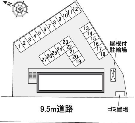 明通り(41440)の駐車配置図