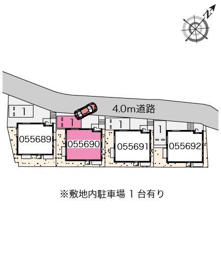 ル　パルク　取石Ｃ(55690)の駐車配置図