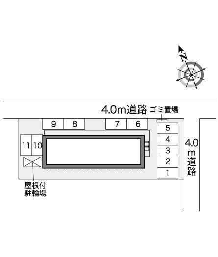 東光台(26910)の駐車配置図