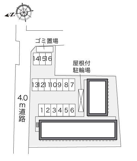 ピーチ(28718)の駐車配置図