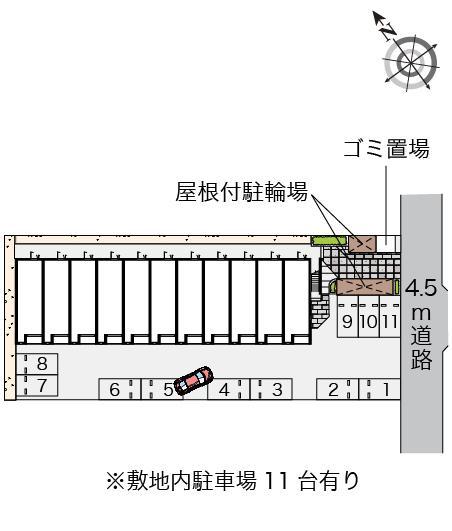 ヴァンフルール(55003)の駐車配置図