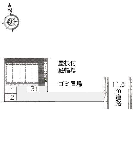 長柄(41565)の駐車配置図