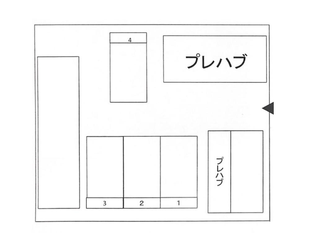 神谷パーキングの駐車配置図