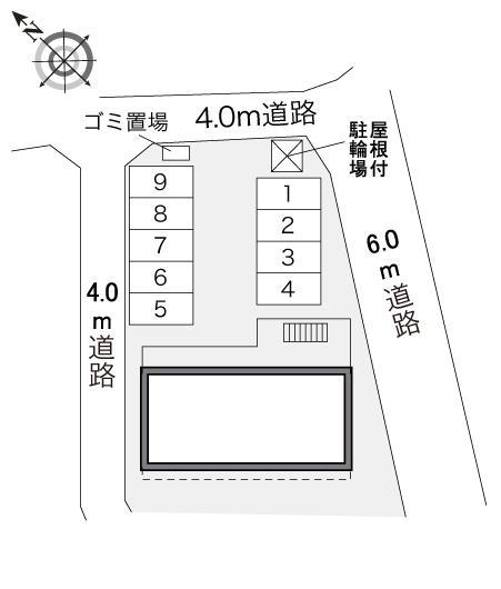 ひだまりの丘　鹿島(29801)の駐車配置図