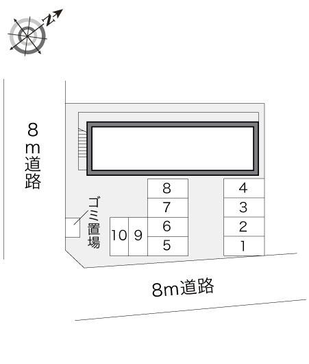ＹＡＭＡＫＯⅢ(11724)の駐車配置図