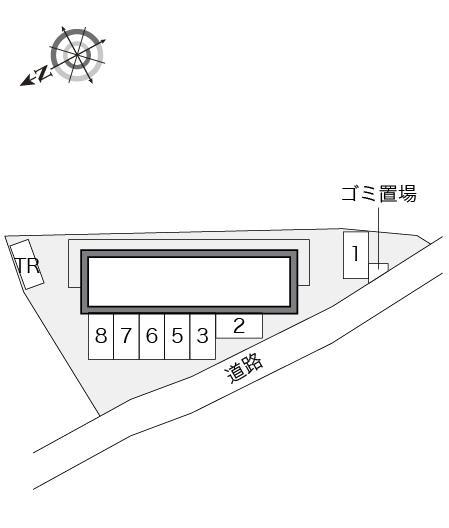 ＷｅｓｔＲｉｖｅｒ(10898)の駐車配置図