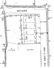 高橋４佐藤住宅駐車場の駐車配置図