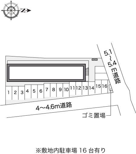 ドゥトゥロア(13441)の駐車配置図
