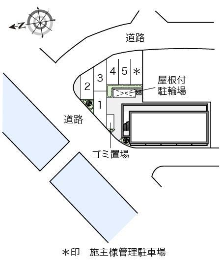 マンゲシア(15310)の駐車配置図