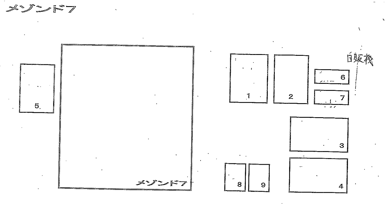 メゾンド7の駐車配置図
