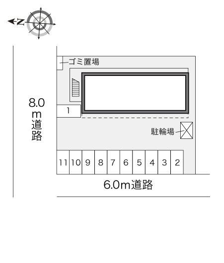 鳥海(24462)の駐車配置図