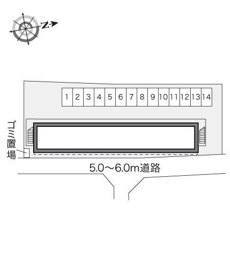 ルースト(21573)の駐車配置図