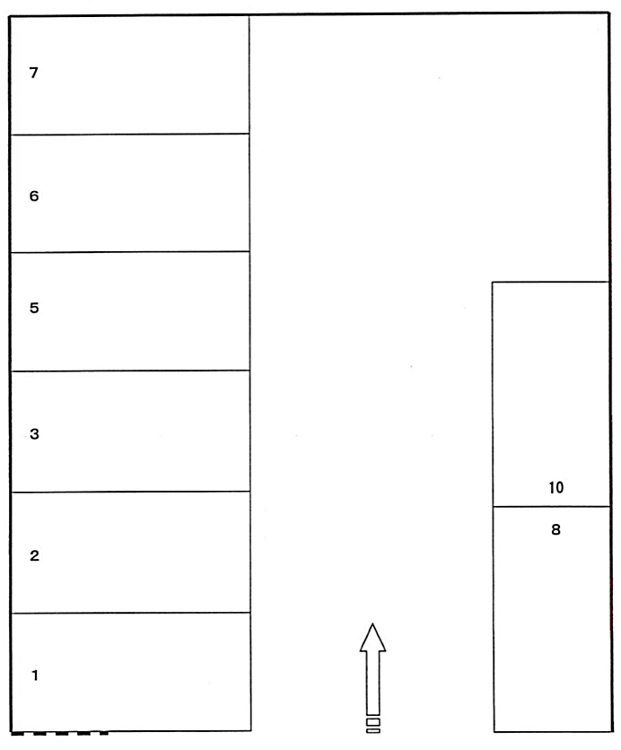 ２４１の駐車配置図