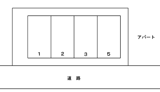 朝霞市本町３丁目駐車場の駐車配置図
