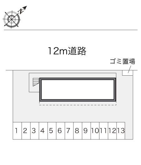 国分寺台中央(15871)の駐車配置図