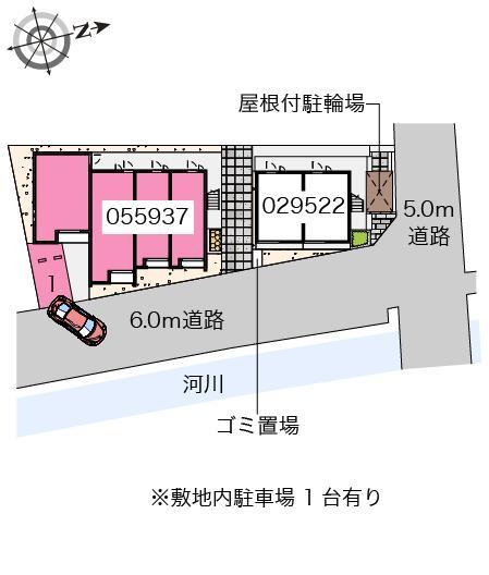 クレイノＦＥＲＩＯ(55937)の駐車配置図