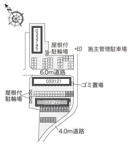 エスピナカⅠ(33122)の駐車配置図