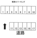 増泉Hパーキングの駐車場