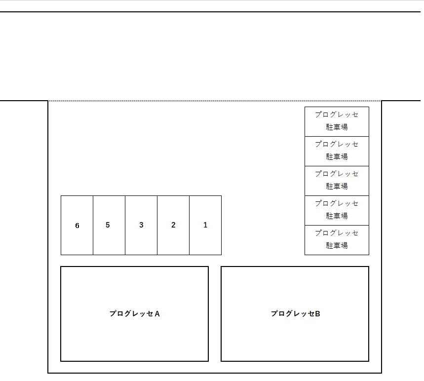 根本駐車場の駐車配置図