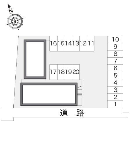 メルシー(14157)の駐車配置図