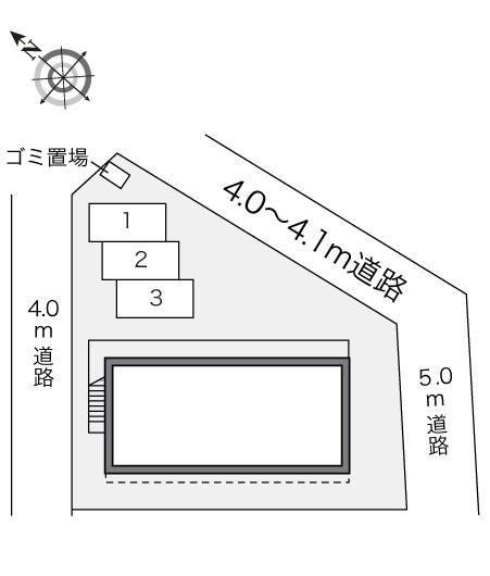ヴィバーチェⅡ(16632)の駐車配置図
