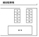 細谷駐車場の駐車場
