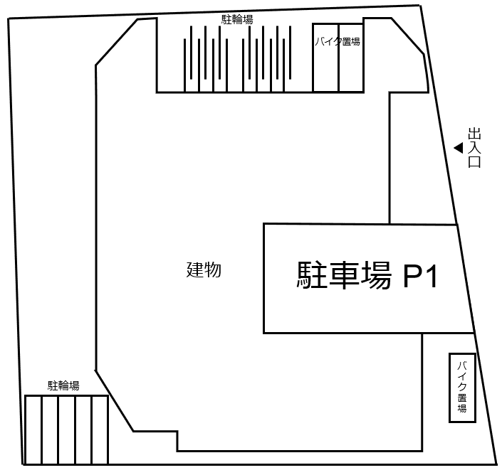 ベルグレードＫＳ　ＤＵＥの駐車配置図