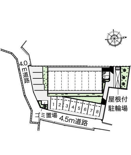 コンフォートマック(42383)の駐車配置図