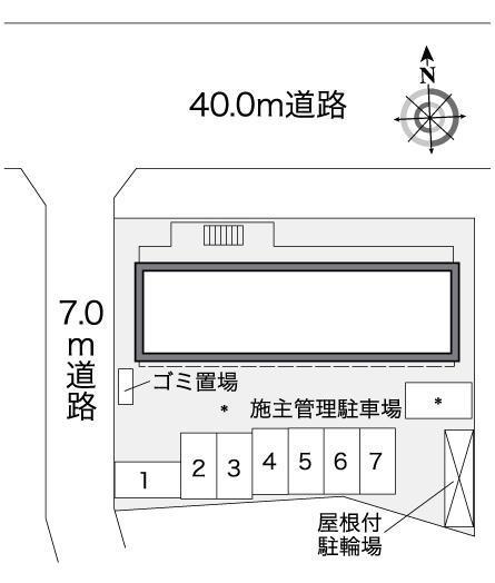 リエール(25899)の駐車配置図
