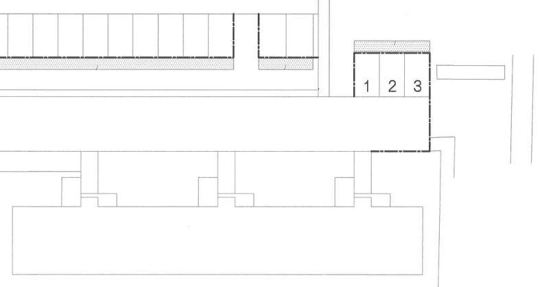 黒松_Ｇ地区の駐車配置図