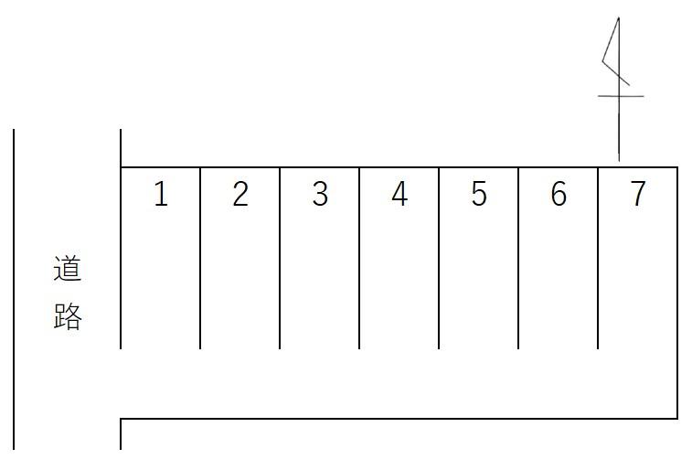 入野町4906-5の駐車配置図