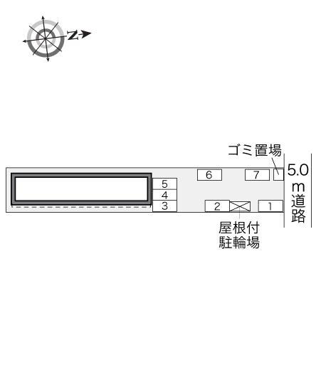 中田第三(28663)の駐車配置図