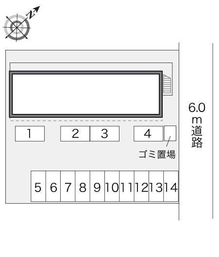 シャンティ(21142)の駐車配置図