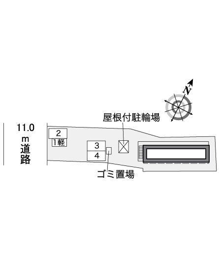 若菜(35918)の駐車配置図