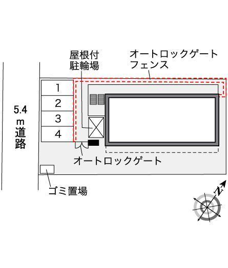 サニーハイツ(35229)の駐車配置図