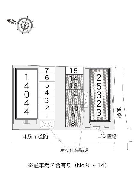 Ｖｉｅｎｔｏ(25323)の駐車配置図