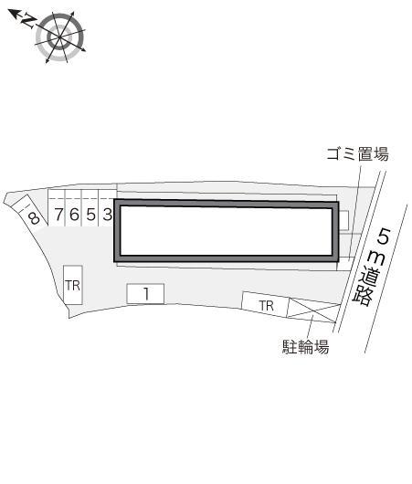 ボンヌ・シャンス(10437)の駐車配置図
