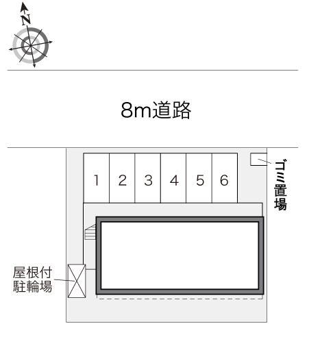 ビオラハイツ(15306)の駐車配置図