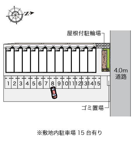 今江さくら　Ⅷ(51851)の駐車配置図